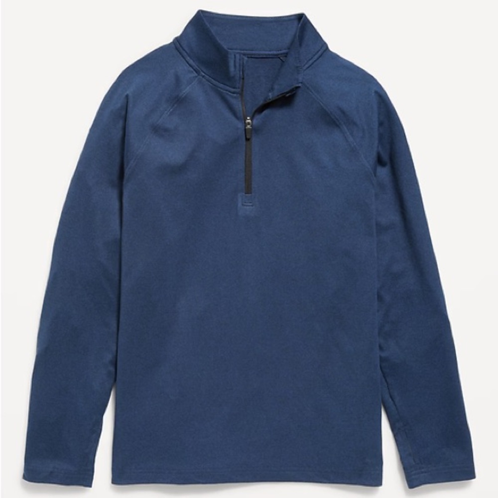 Old Navy CloudMotion 1/4-Zip Performance Top - Navy (S, 6/7) - Picture 2 of 6